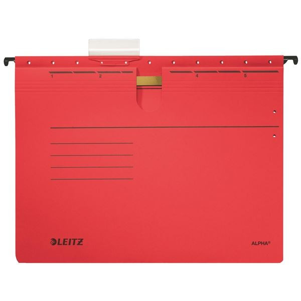 Závěs.desky rychlovaz.Leitz Alpha - červen., 25 ks