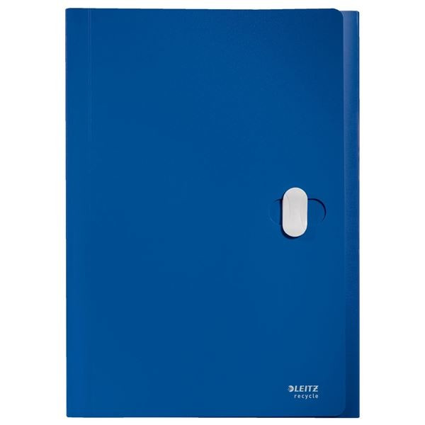 Aktovka přihr.Leitz RECYCLE-A4,eko.,5 přihr.,modrá