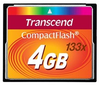 TRANSCEND Compact Flash 4GB (133x)