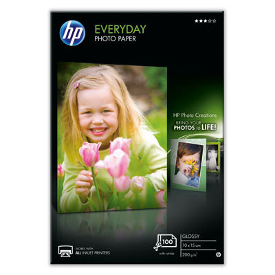 HP CR757A Photo Paper Glossy Everyday, 100 ks, 100 x 150 mm, 200 g/m2 