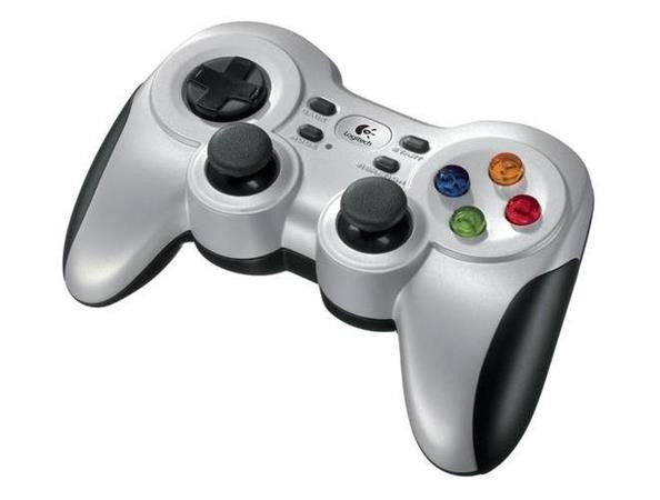 Logitech Gamepad F710, bezdrátový, stříbrný