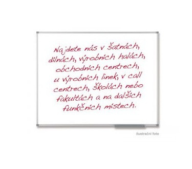 NOBO magnetická tabule CLASSIC Steel 120x90 cm