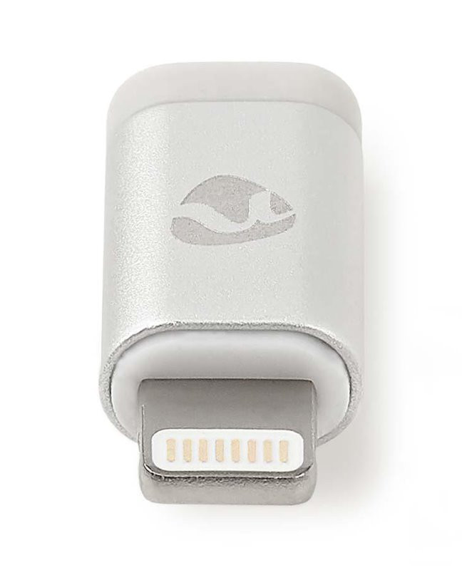 NEDIS synchronizační a nabíjecí adaptér/ 8pinová Lightning zástrčka na USB 2.0 Micro B zásuvku/ blistr