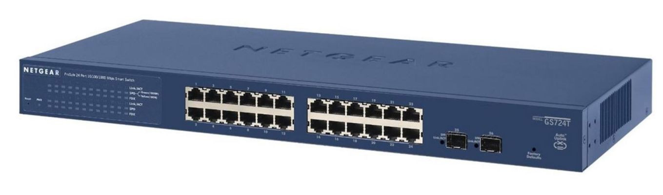 Netgear 24-Port Gbit Smart Switch, 2 SFP 