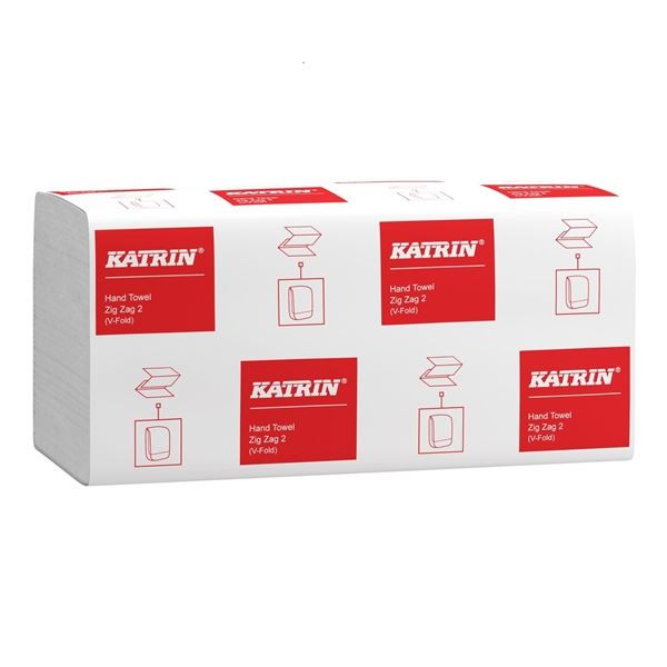 Ručníky ZZ Katrin Classic, 2 vrst., bílá, 3000 ks