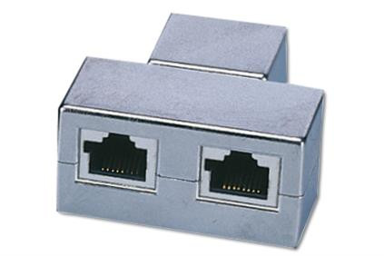 Digitus Modulární spojka CAT 5e, stíněná 2x RJ45 až 1x RJ45, trojnásobná spojka