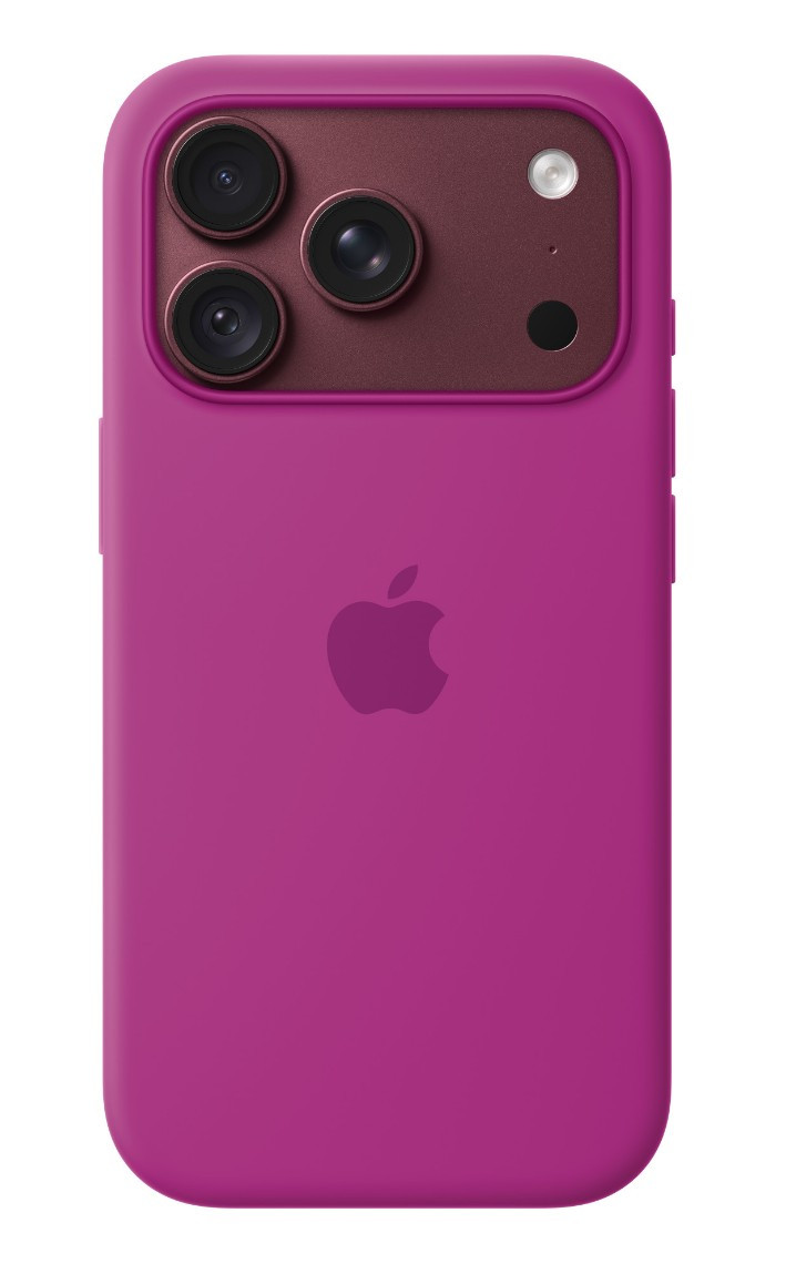 iPhone 18 Pro Silicone Case with MS - Magenta