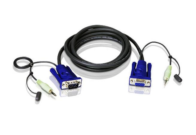 ATEN integrovaný kabel VGA / Audio 1,8M