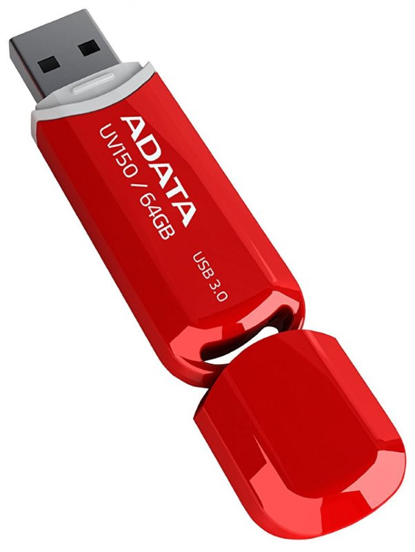 ADATA DashDrive Value UV150 64GB / USB 3.2 Gen1 / červená