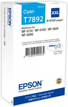 EPSON cartridge T7892 cyan (WorkForce5)