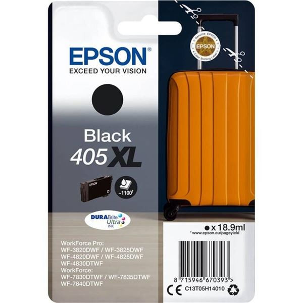 Inkoustová náplň Epson 405 XL - černá