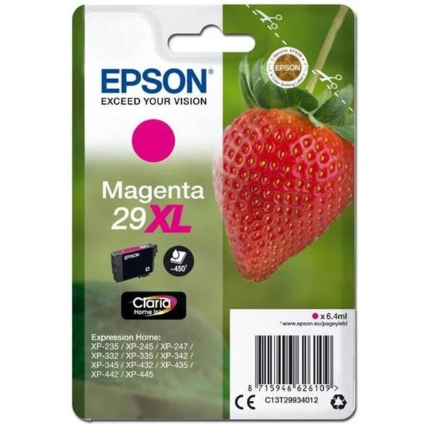 Inkoustová náplň Epson T29 XL - purpurová