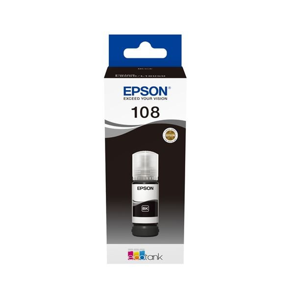 Inkoust Epson 108 EcoTank - černý