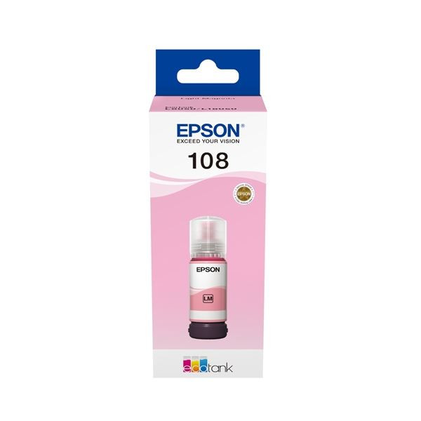 Inkoust Epson 108 EcoTank - světle purpurový