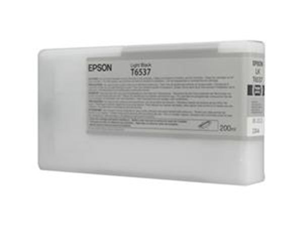 EPSON cartridge T6537 Light Black Ink Cartridge (200ml)