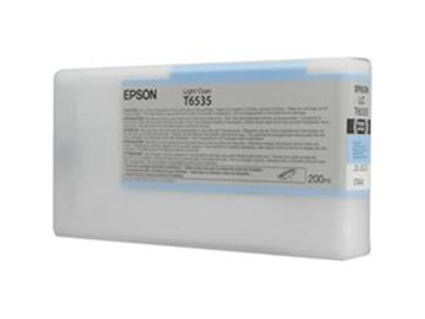 EPSON cartridge T6535 Light Cyan Ink Cartridge (200ml)