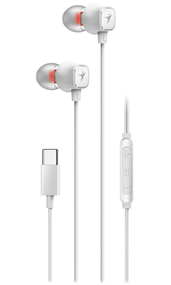 GENIUS headset HS-M368 White/ bílý/ USB-C