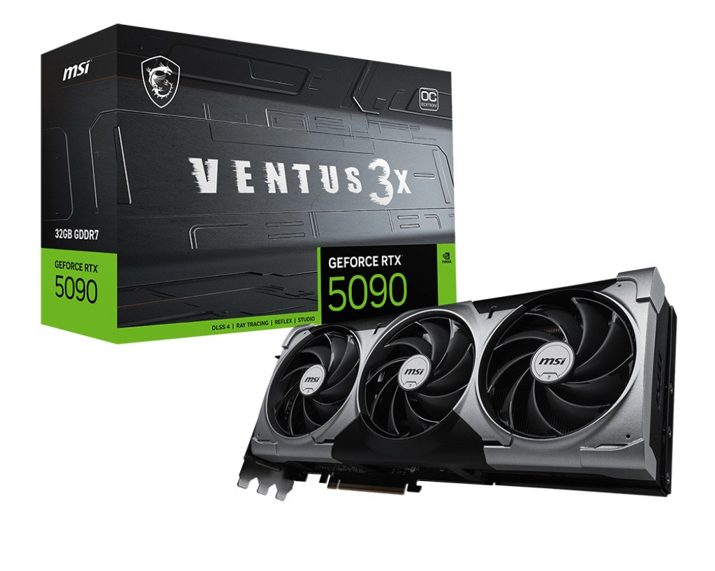 MSI GeForce RTX 5090 VENTUS 3X/OC/32GB/GDDR7