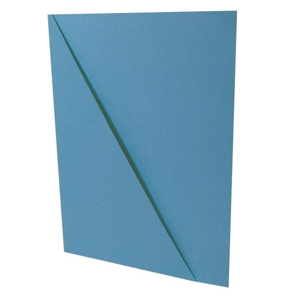 Zakládací desky s roh.kapsou,A4,kart.,modr.,1 ks