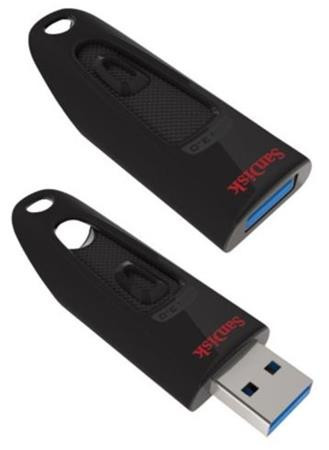 SanDisk Ultra 64 GB Flash disk, USB3.0, 80MB/s
