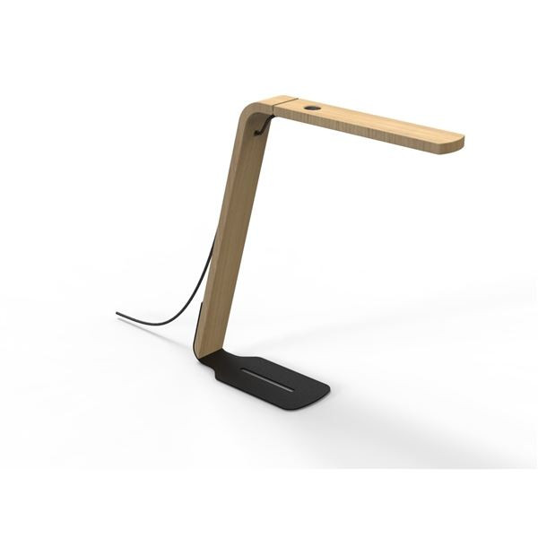 Stolní LED lampa Ledaika - stmívatelná, světle hně