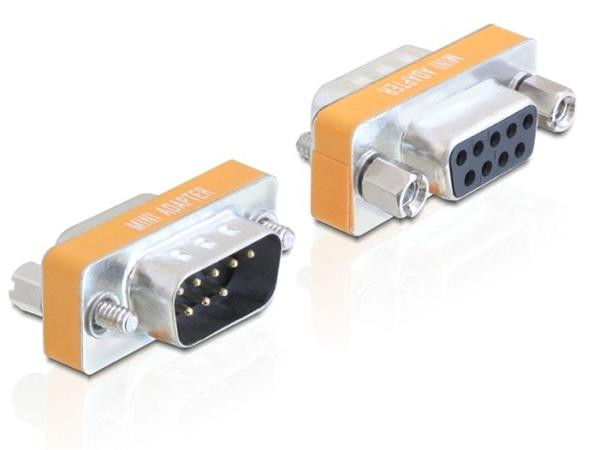 Delock adaptér Null Modem Sub-D 9 pin samec / samice