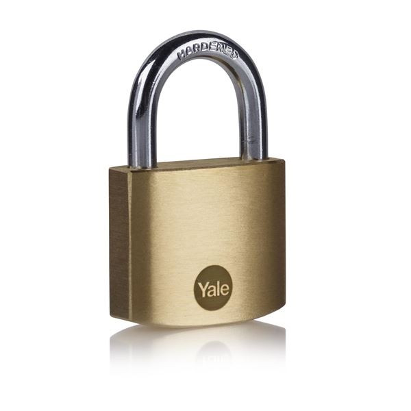 Visací zámek Yale, 3 klíče, Y110B/40/122/1 - zl.mo