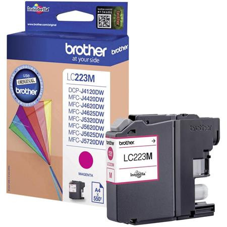 Brother LC-223M (inkoust magenta,600 str.@ 5%  draft)
