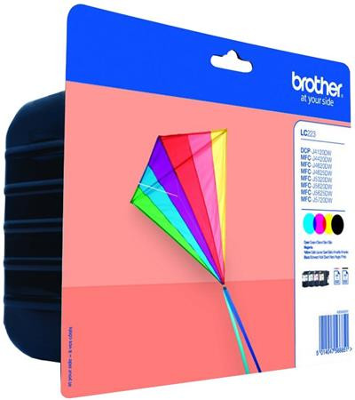 Brother LC-223VALBP (inkoust multipack -  černá + tři barvy)