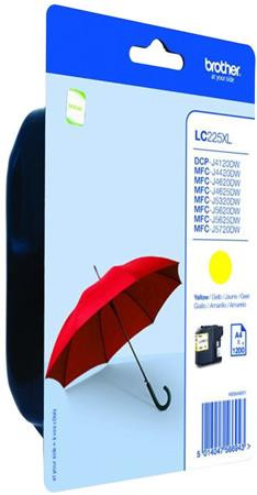 Brother LC-225XLY (inkoust yellow, 1 200 str.@ 5%  draft)