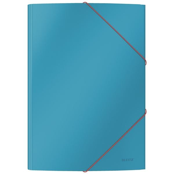 Desky chlop.,gumič.Leitz Cosy,A4,karton,modré,1 ks