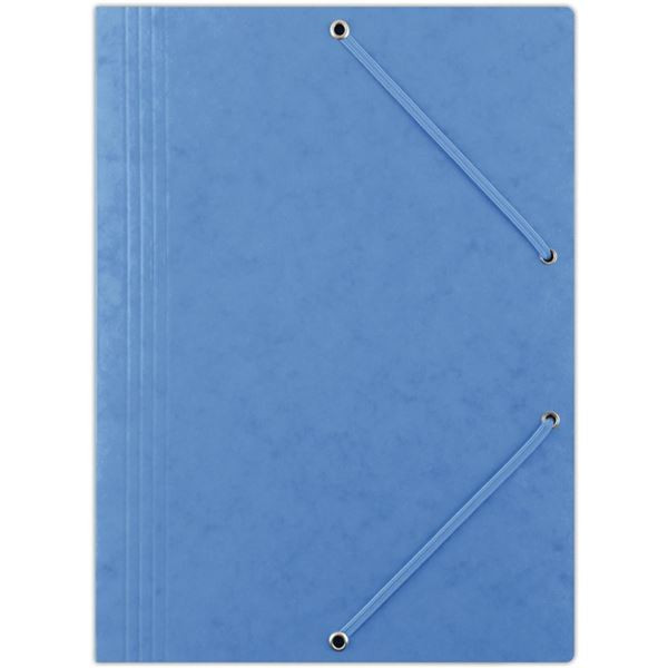 Prešpánové desky  s gumičkou Donau A4, modré