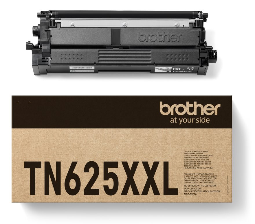 BROTHER toner TN625XXLBK pro HL-L8430/ DCP-L8630/MFC-L8730CDW / 7500 stran / černý