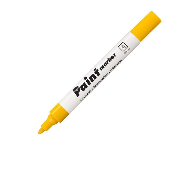 Lakový popisovač Centropen 9100, žlutý