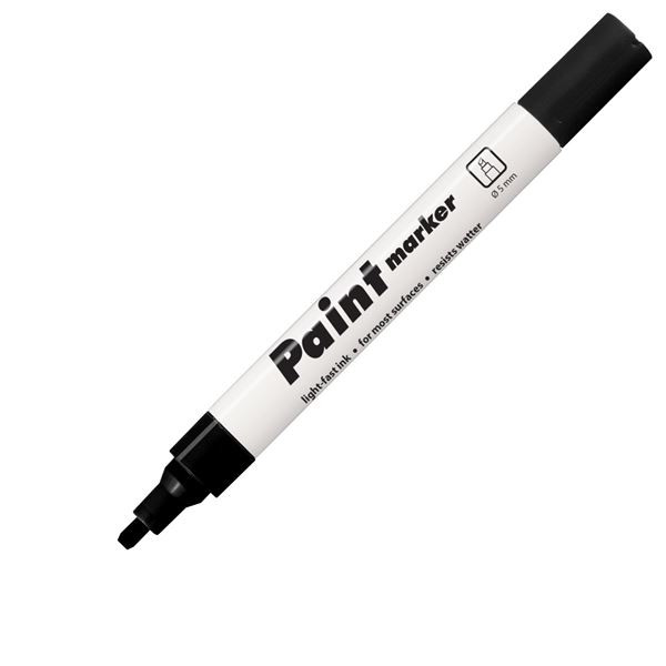 Lakový popisovač Centropen 9100, černý
