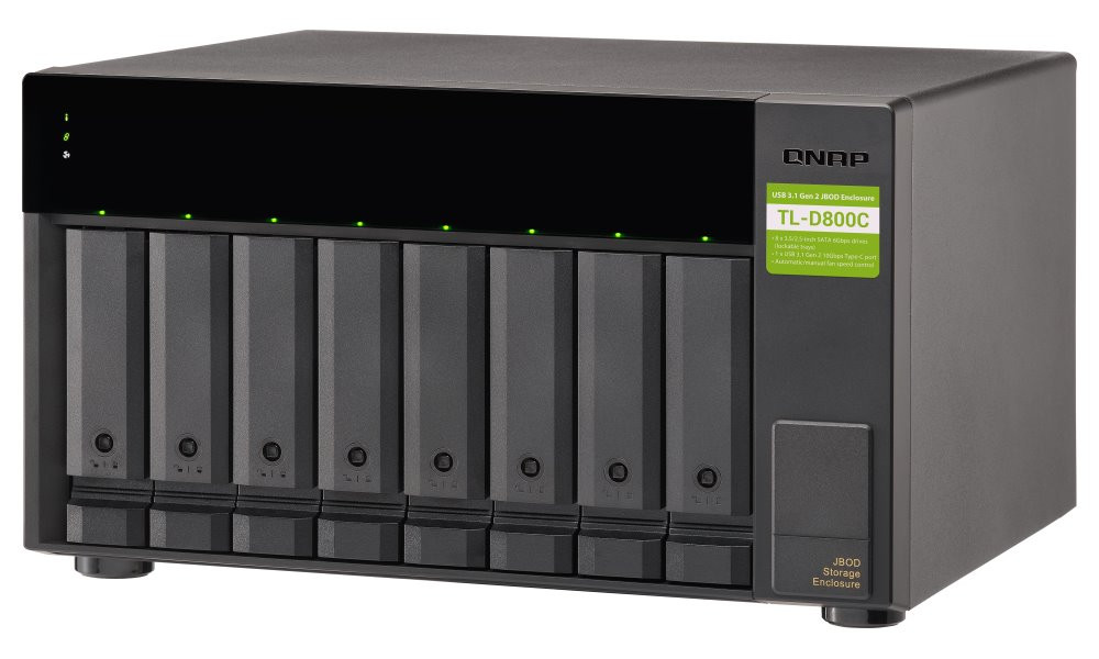 QNAP TL-D800C - rozšiřující jednotka JBOD USB 3.2 (8x SATA), desktop