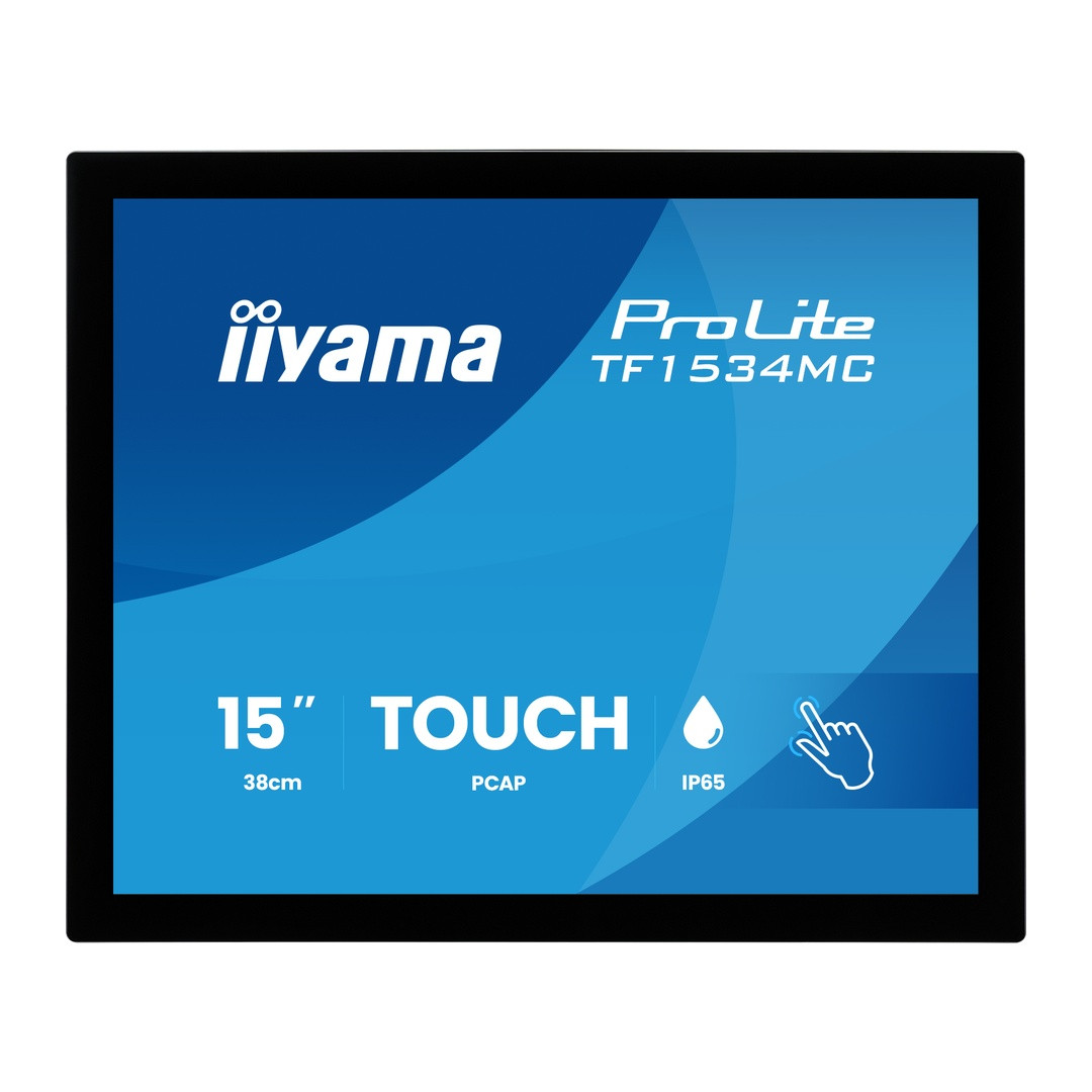 15" iiyama TF1534MC-B8X: TN,XGA,10P,IP65