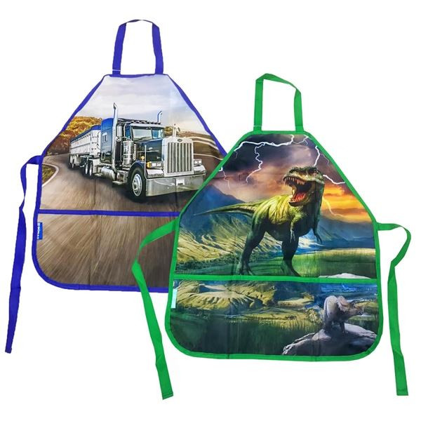 Zástěra Donau polyesterová, chlapecké motivy