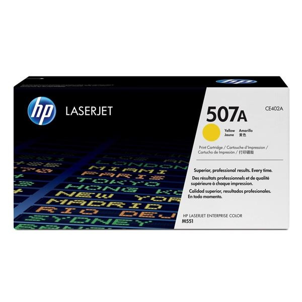 Toner HP CE402A, žlutý