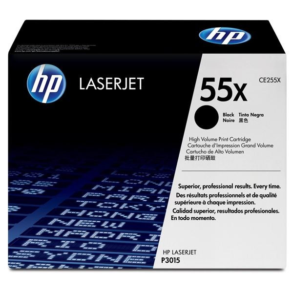 Toner HP CE255X, černý
