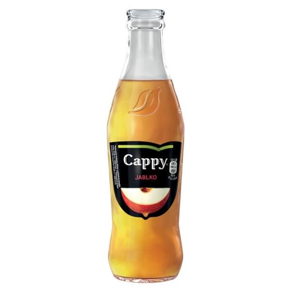 Džus ve skle Cappy, jablko 0,25 l