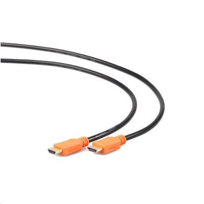 GEMBIRD Kabel HDMI-HDMI 1m, 1.4, M/M stíněný, zlacené kontakty, CCS, ethernet, černý