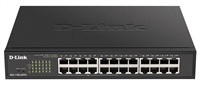 D-Link DGS-1100-24PV2 24-Port PoE Gigabit Smart Managed Switch, 12x PoE, PoE budget 100W, fanless