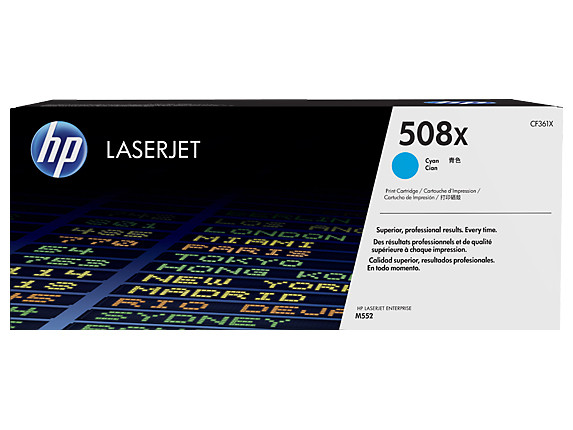 HP toner 508X/Cyan/9500 stran