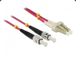 OPTIX LC-ST Optický patch cord 50/125 5m OM4 Duplex