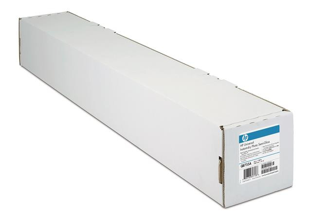 HP Q6579A  Universal Instant-dry Satin Photo Paper-610 mm x 30.5 m (24 in x 100 ft), 7.9 mil, 200 g/m2