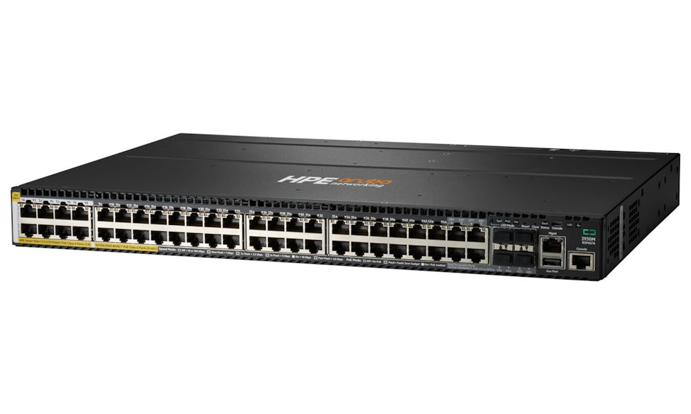 HPE Aruba Networking 2930M 40G 8SR PoE Class 6 1s Switch
