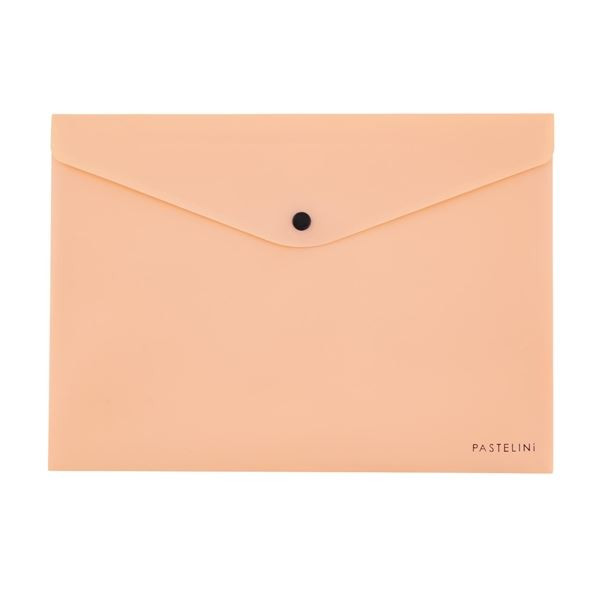 Zakl.pouzdro s drukem Pastelini - A5,meruňkové,1ks