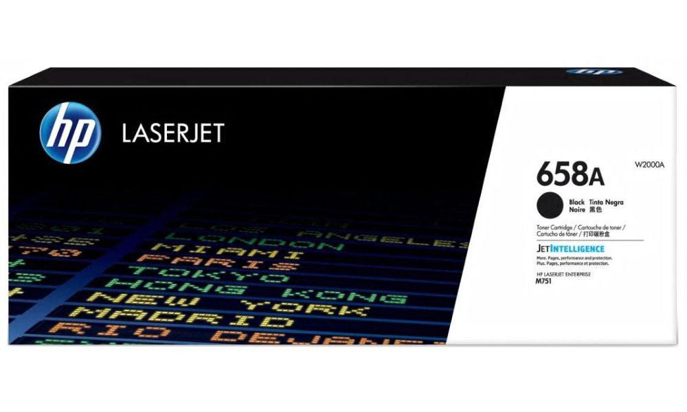 HP toner 658A (černý, 7 000str.) pro HP Color LaserJet Enterprise M751