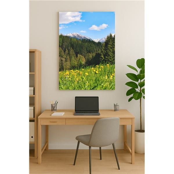 Akustický obraz 90 x 140 cm - bezrámový, motiv pří